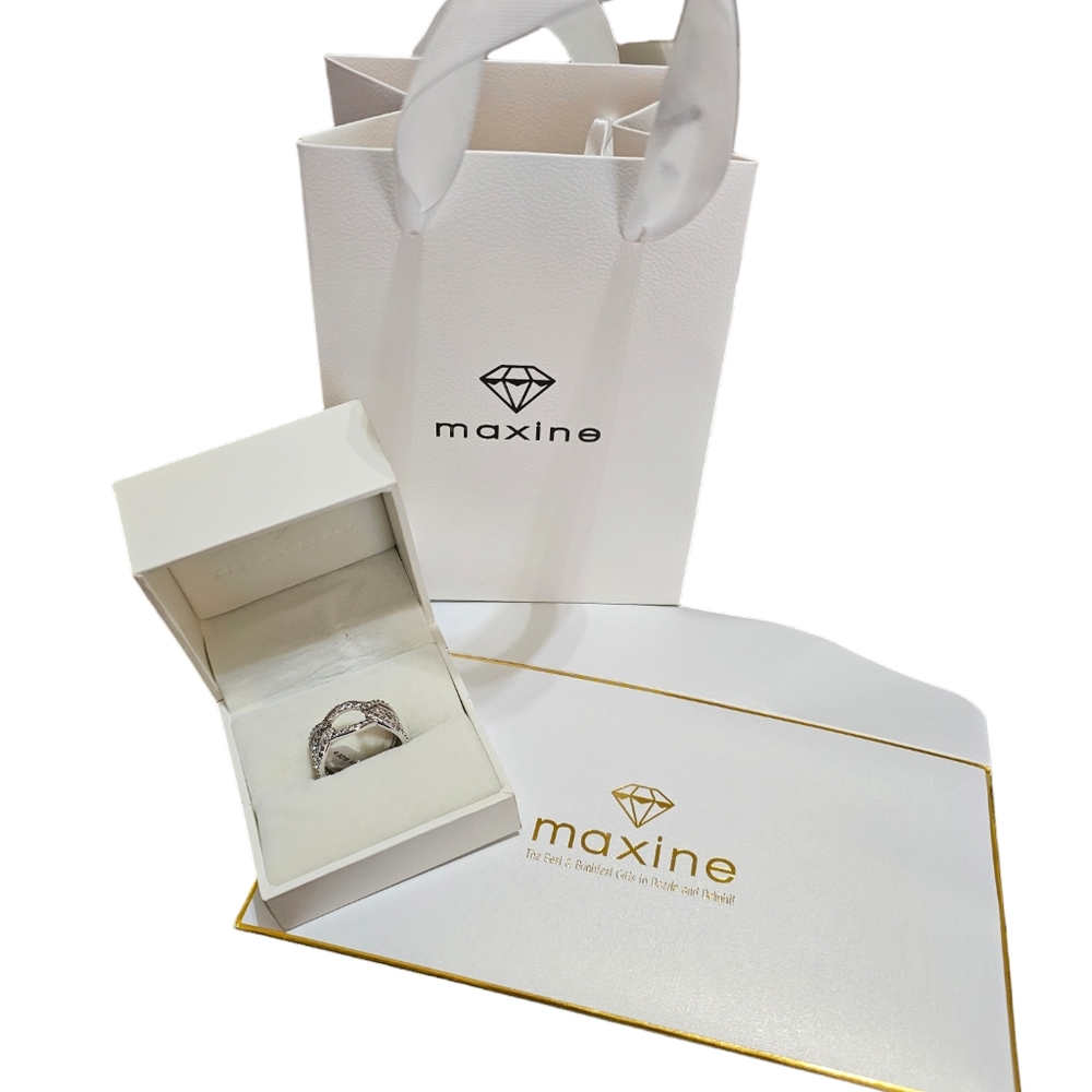 NWT Maxine halo ring enhancer insert size 8 925 sterling